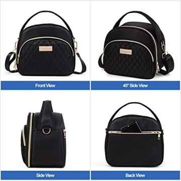 LLEGASTE Insulated Lunch Tote Bag for Work and School