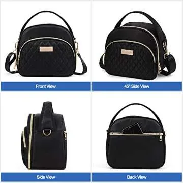 LLEGASTE Insulated Lunch Tote Bag for Work and School