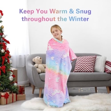 iBune Glow in The Dark Blanket for Kids - Soft & Fluffy