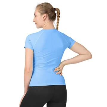 MathCat Workout Shirts for Women,Workout Tops for Women Short Sleeve,Yoga T Shirts for Women,Breatha...