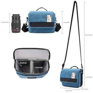 Compact Waterproof Camera Bag for DSLR and Mirrorless
