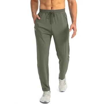 G Gradual Men's Sweatpants with Zipper Pockets