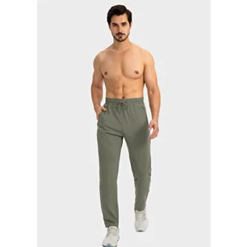 G Gradual Men's Sweatpants with Zipper Pockets