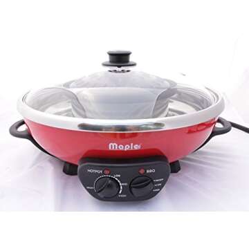 Maple Hot Pot for Healthy Shabu Shabu and BBQ