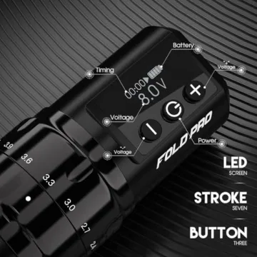 Mast Fold Pro Wireless Tattoo Pen Machine for Artists