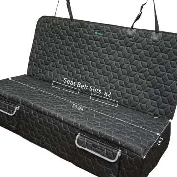 Meginc Car Dog Seat Cover - Durable & Waterproof SUV Protector