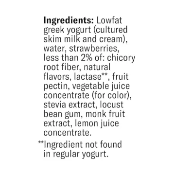 Chobani 20g Low-Fat Greek Yogurt Drink Strawberries & Cream