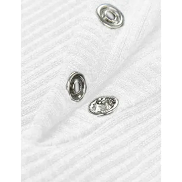 MEROKEETY Women's V Neck Ribbed Knit Summer Tops