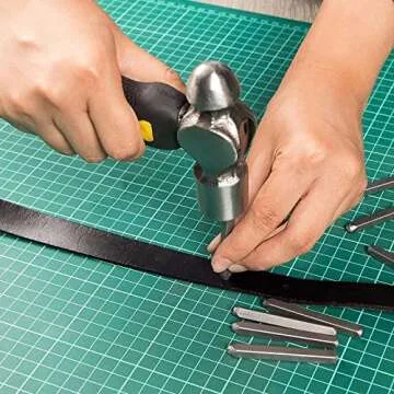 Juvale 1 Pound Metal Stamping Hammer for Jewelry Making, Geodes, Leather Hammer for Crafts, Forming Tools (6 Inch)