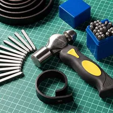 Juvale 1 Pound Metal Stamping Hammer for Jewelry Making, Geodes, Leather Hammer for Crafts, Forming Tools (6 Inch)