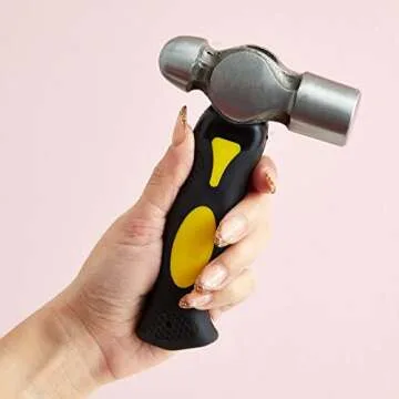 Juvale 1 Pound Metal Stamping Hammer for Jewelry Making, Geodes, Leather Hammer for Crafts, Forming Tools (6 Inch)