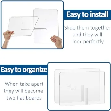 Versatile Acrylic Book Holder Stand for Cookbooks & More