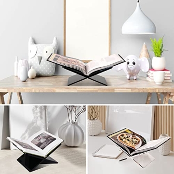 Versatile Acrylic Book Holder Stand for Cookbooks & More