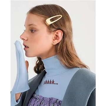 Stylish E-accexpert 18pcs Pearl Hair Clips for Women