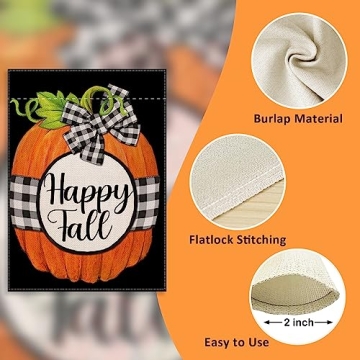 Shop Covido Pumpkin Garden Flag for Beautiful Fall Decor