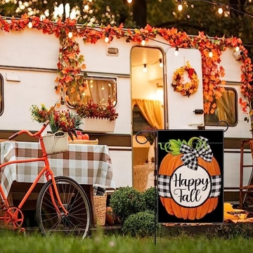 Shop Covido Pumpkin Garden Flag for Beautiful Fall Decor