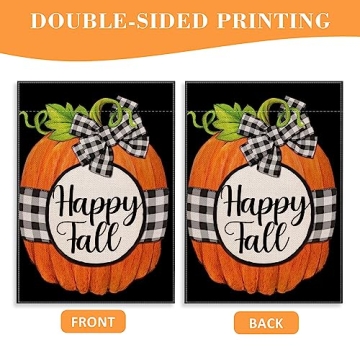 Shop Covido Pumpkin Garden Flag for Beautiful Fall Decor