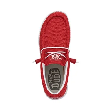 Hey Dude Men's Wally Sox Flame | Lightweight Comfortable Loafers