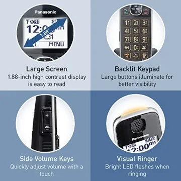 Panasonic DECT 6.0 Cordless Phone System with Call Block