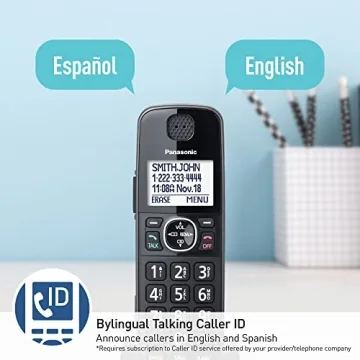 Panasonic DECT 6.0 Cordless Phone System with Call Block