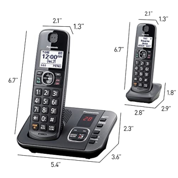 Panasonic DECT 6.0 Cordless Phone System with Call Block