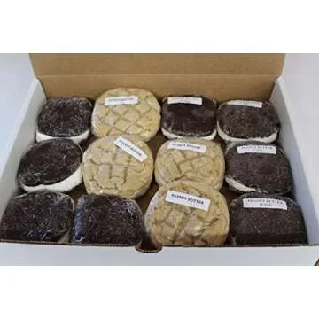 AmishTastes Bird-in-Hand Homemade Whoopie Pies, Chocolate Peanut Butter Lovers, Favorite Amish Food (Pack of 12)