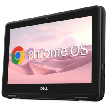 Dell Chromebook 11 3100 2-in-1 11.6" Touchscreen Laptop Computer, Celeron N4020, 4 GB RAM, 32 GB eMM...