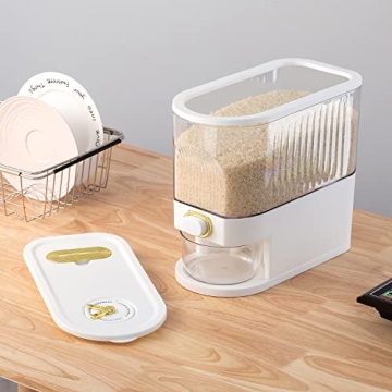 Sooyee 11Lbs Rice Dispenser - Safe Food Storage Solution