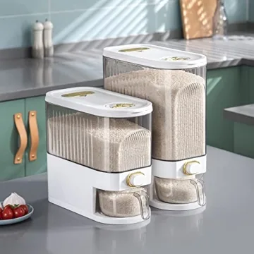 Sooyee 11Lbs Rice Dispenser - Safe Food Storage Solution