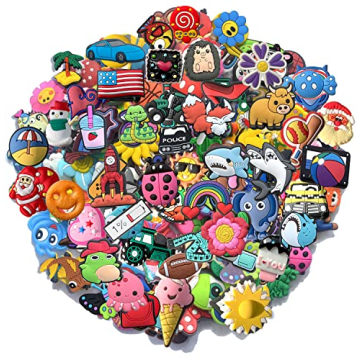 YAZO 30 Random Shoe Charms for Parties & Crafting Fun
