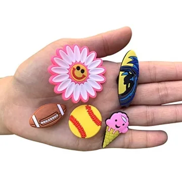 YAZO 30 Random Shoe Charms for Parties & Crafting Fun