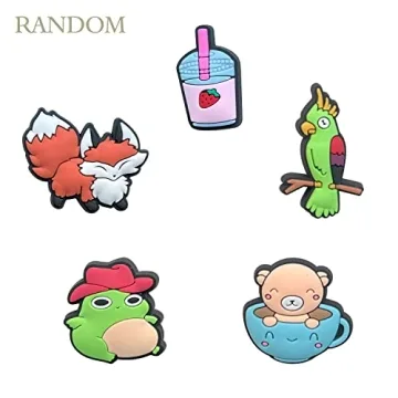 YAZO 30 Random Shoe Charms for Parties & Crafting Fun