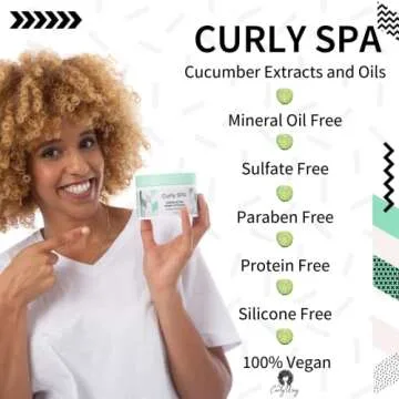 My Curly Way Cucumber Deep Conditioner - 100% Vegan Hair Mask