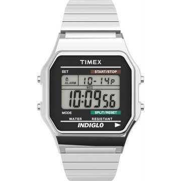 Timex Men's Classic Digital 34mm Watch - Sleek Design, Durable, Water Resistant