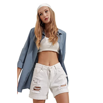 BIG DART Oversized Button-Down Shirt for Women