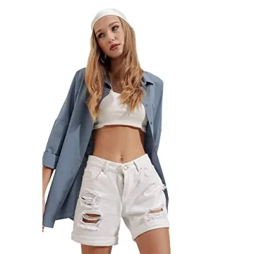 BIG DART Oversized Button-Down Shirt for Women