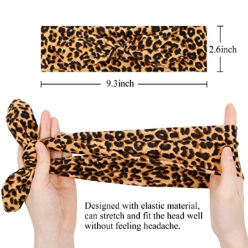 Huachi Bow Headbands - 12 Pack Cute and Versatile Accessories