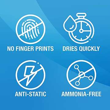 MiracleWipes for Electronics Cleaning - Screen Wipes Designed for TV, Phones, Monitors and More - 20 Count