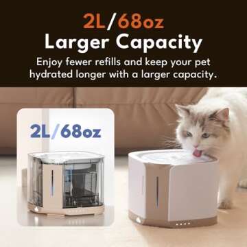 PetSnowy Snow+ Cat Water Fountain for Happy Pets