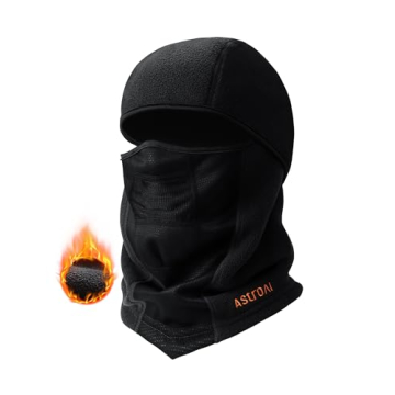 AstroAI Balaclava Ski Mask Winter Fleece Thermal Face Mask Cover for Men Women Warmer Windproof Brea...
