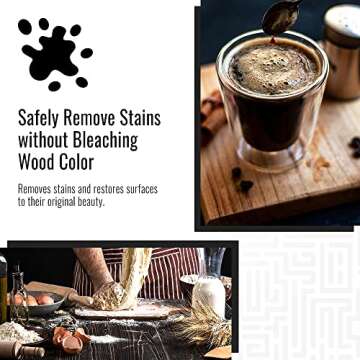 Real Milk Paint Oxalic Acid Cleaner - Wood Bleach Alternative for Stains, 16 oz