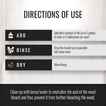 Real Milk Paint Oxalic Acid - Eco-Friendly Wood Stain Remover