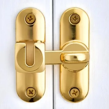 Wocoe Gold Barn Door Locks - Versatile Security Latches