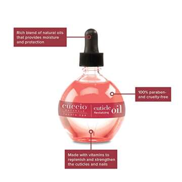 Cuccio Naturale Revitalizing Cuticle /Hydrating Oil For Repaired Cuticles Overnight - Remedy For Dam...