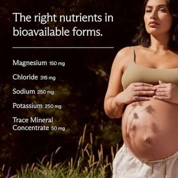 Needed Hydration Support With Electrolytes for Pregnancy & During Lactation & Trace Minerals – 30 Packets Lightly Sweetened with Real Fruit, Lemon