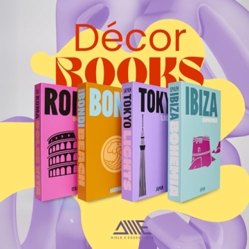 AISLE 3 Essential Preppy Faux Decorative Books