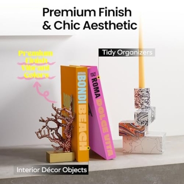 AISLE 3 Essential Preppy Faux Decorative Books