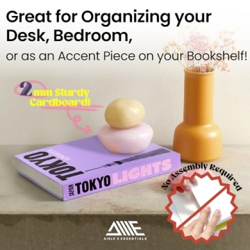 AISLE 3 Essential Preppy Faux Decorative Books