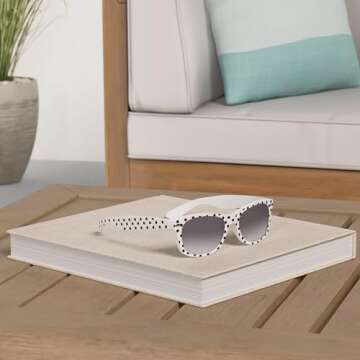 Retro Rewind Polka Dot Vintage Fashion Sunglasses for Women UV400 Trendy Fun Print Sun Glasses