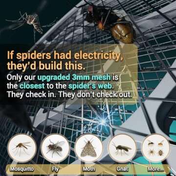 YsChois Electric Fly Swatter for Efficient Bug Zapping